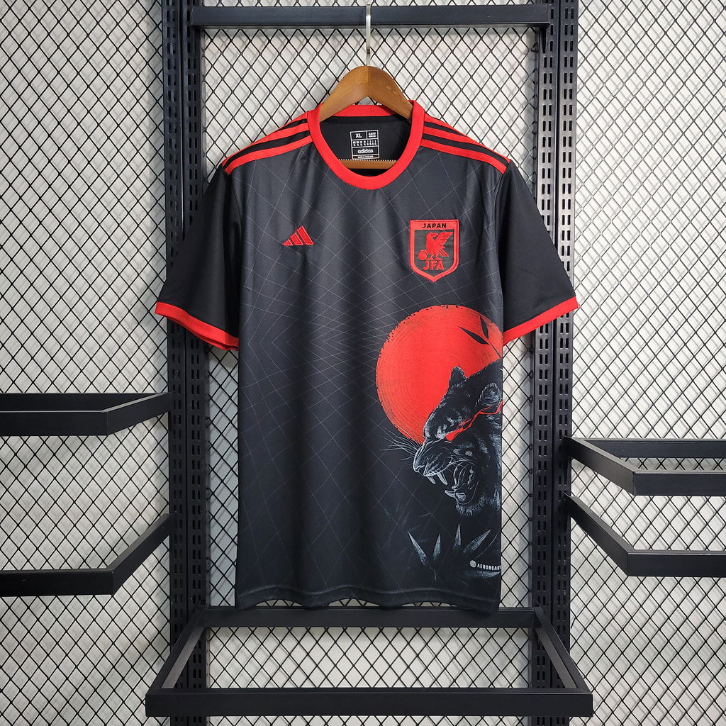 Japan 23-24 Black Leopard Head Special Edition Jersey - Fans Version